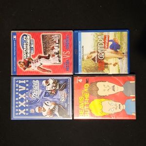 4 DVD's in one Blu-Ray and DVD digital HD